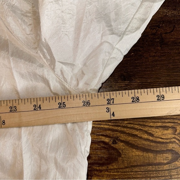 Maggie Barnes Jacket Womens XL 1X White Nylon Vintage Sun Hoodie Windbreaker - Picture 6 of 9